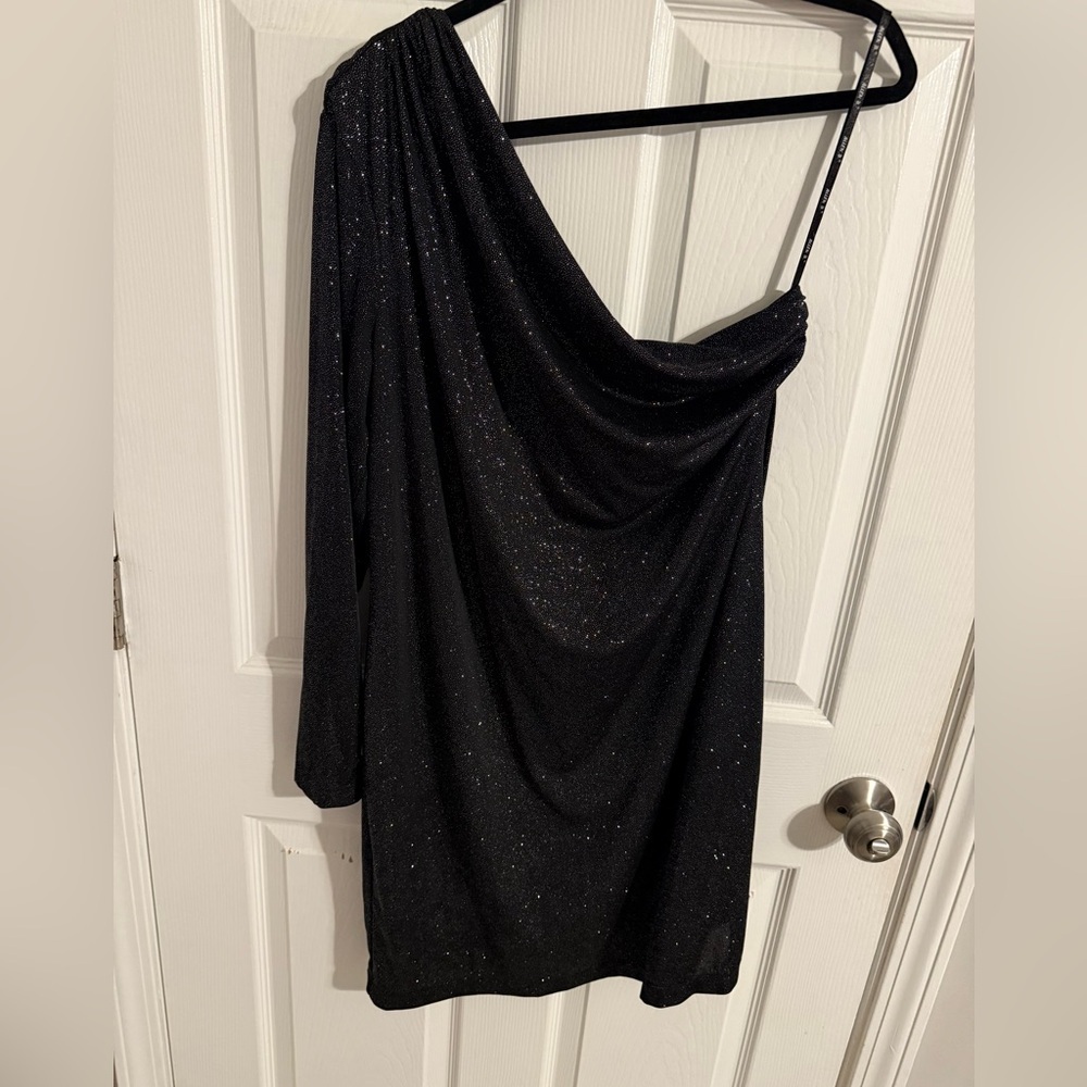 Allen B By Allen Schwartz Sparkling Black Dress Allen B By Allen Schwartz Sparkling Black Dress